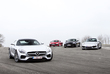 Audi R8 V10, Jaguar F-Type R, Mercedes-AMG GT S et Porsche 911 Turbo S : Grands crus