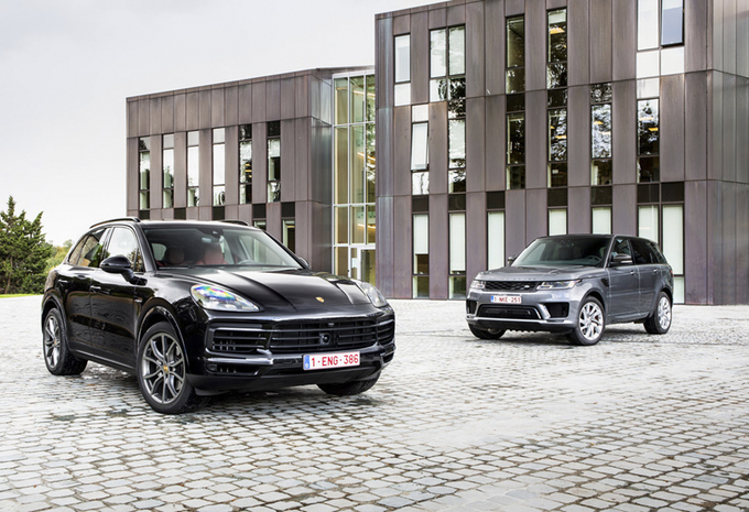 Porsche Cayenne E-Hybrid vs Range Rover Sport P400e #1